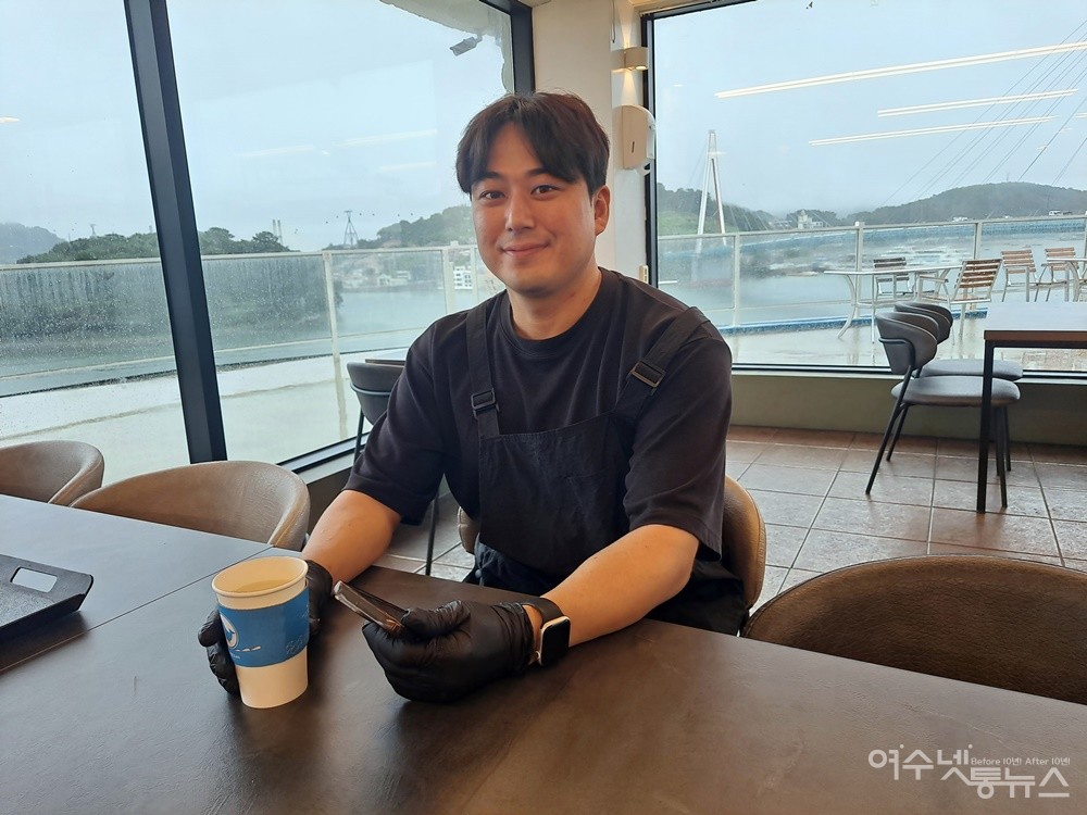 ▲ 여수 바다냉면 박힘찬 대표다. ⓒ조찬현