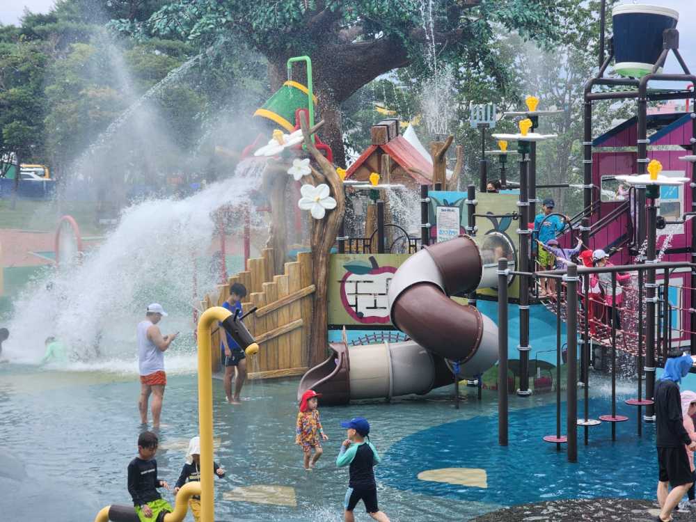 ▲ 성산공원 어린이 물놀이장 ⓒ여수시