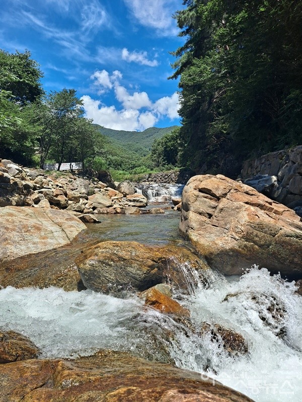 ▲ 구례 문수골 청정계곡은 지리산 서부 월령봉과 형제봉, 복호동, 왕시리봉에서 흘러내린 물줄기가 원시림을 따라 폭포와 용소를 이루며 섬진강으로 이어진다. ⓒ조찬현