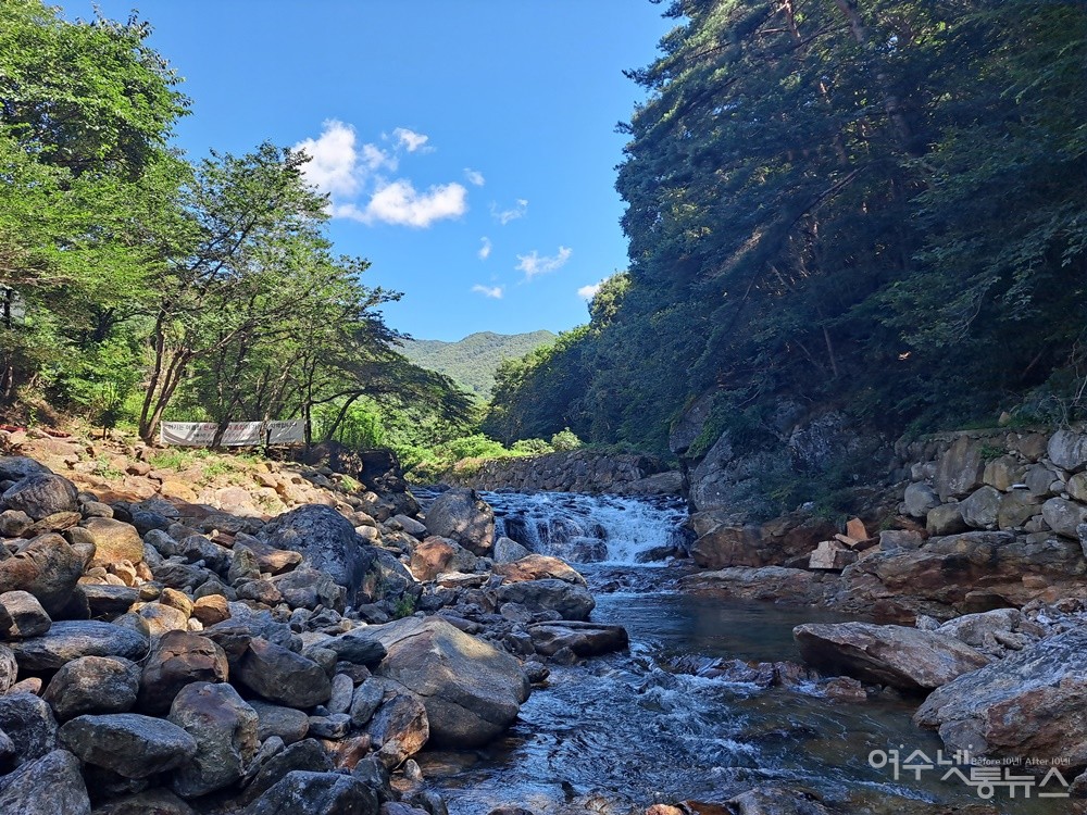 ▲ 구례 문수 계곡은 여름철 7월 1일부터 8월 31일까지 한시적으로 계곡 일부 출입이 가능하다. ⓒ조찬현