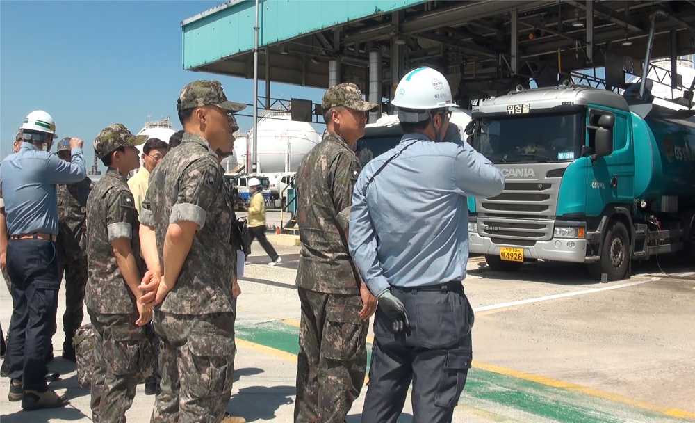 ▲ 을지훈련 모습 ⓒGS칼텍스