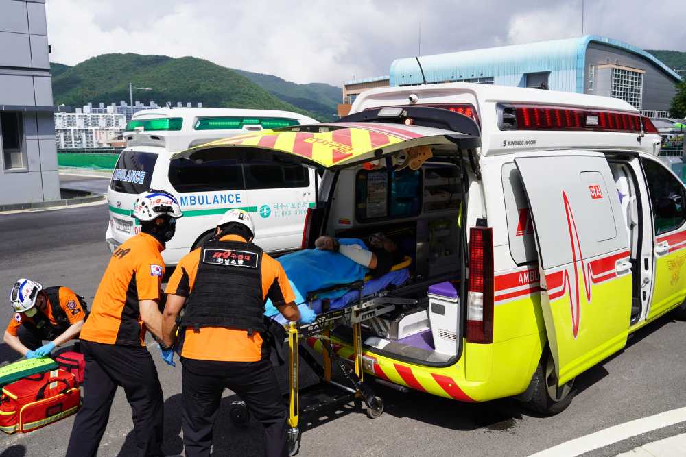 ▲ 「2025 을지연습 실제훈련」을 실시했다고 밝혔다.  ⓒ여수소방서