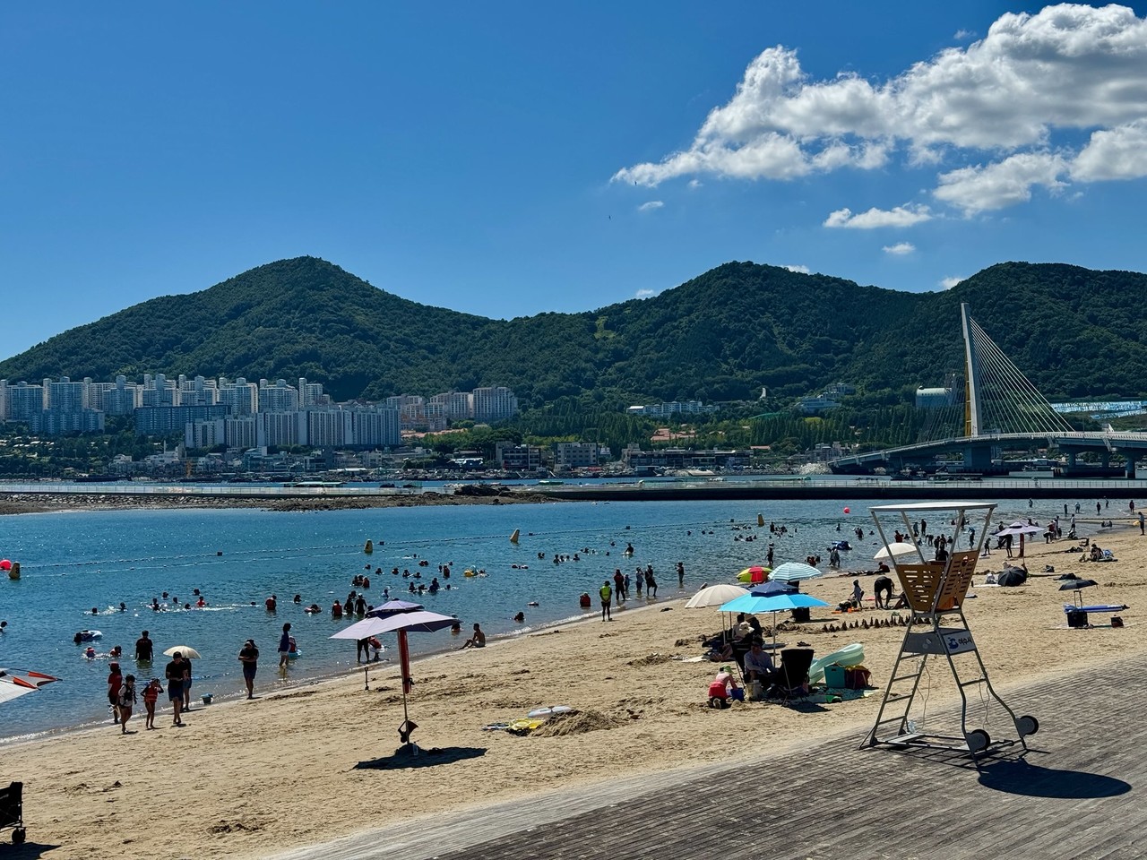 ▲웅천해수욕장 전경 ⓒ여수시
