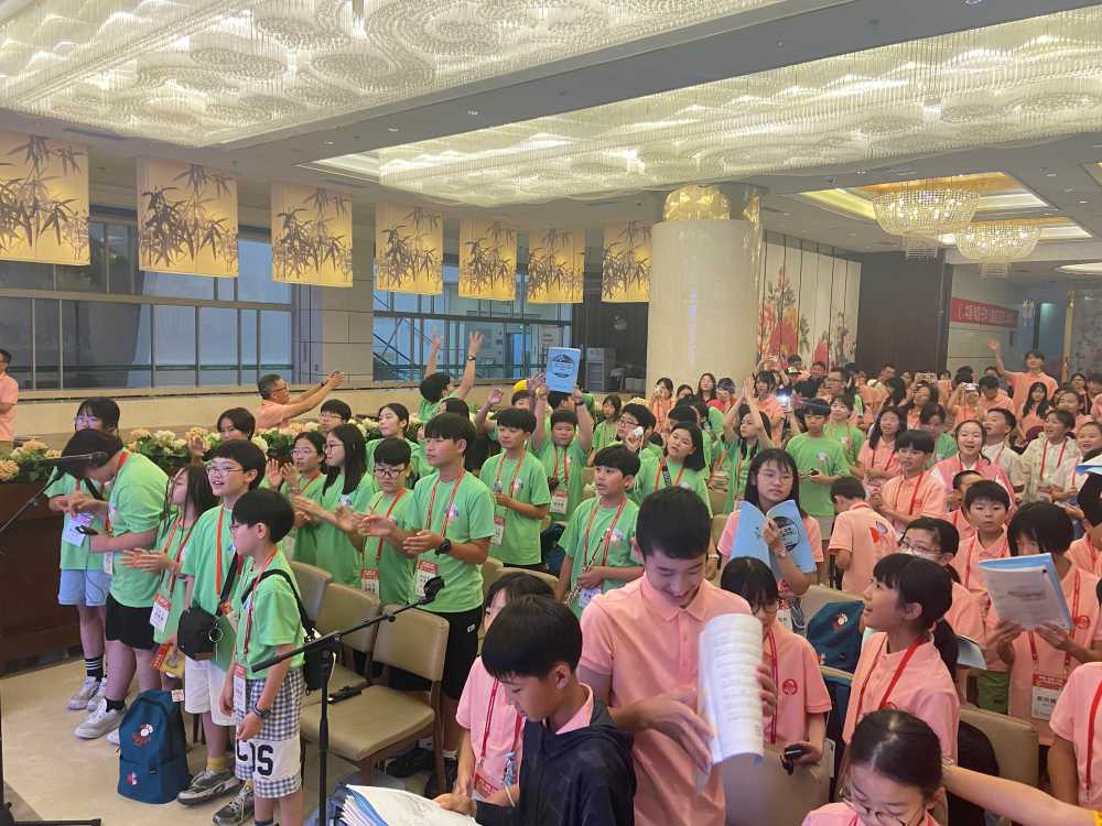 ▲장기 자랑대회에서 학생들이 응원을 하고 있다. ⓒ전라남도교육청