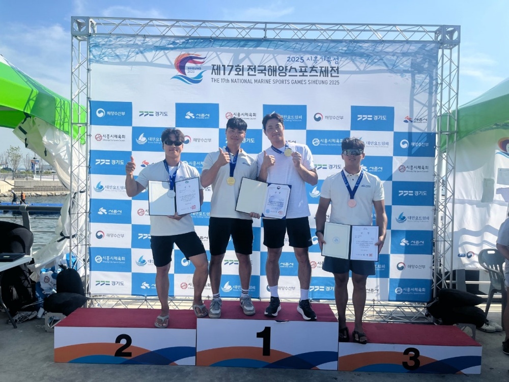 ▲ 여수시청 직장운동경기부 요트팀이 출전한 전 종목에서 메달을 획득하는 쾌거를 이뤘다 ⓒ여수시