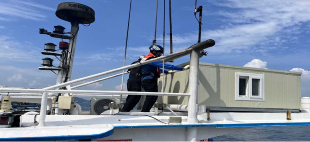 ▲불법증개축 모습 ⓒ여수해양경찰서