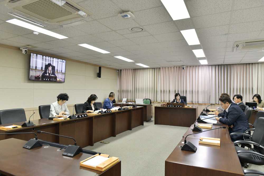 ▲여수시도시관리공단 이사장 후보자 인사청문을 위한 인사청문특별위원회 ⓒ여수시의회