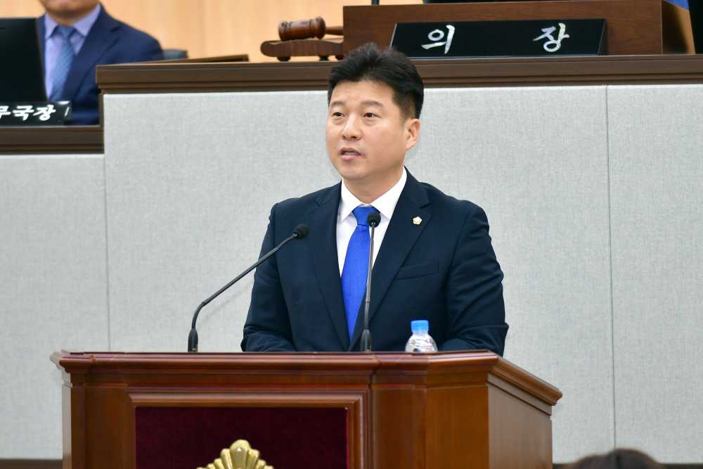 ▲ 고용진 의원 ⓒ여수시의회