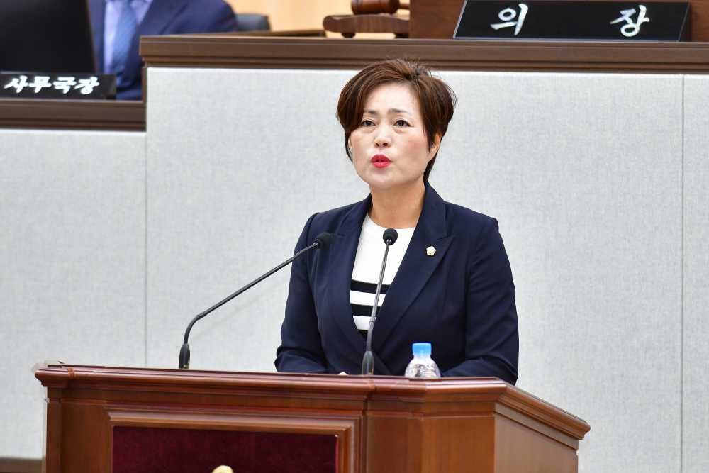 ▲ 정현주 의원  ⓒ여수시의회