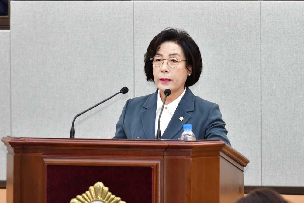 ▲ 진명숙 의원 ⓒ여수시의회