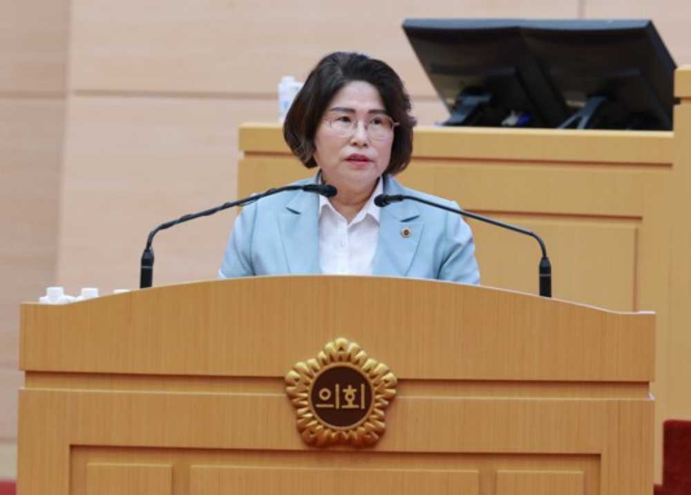 ▲ 김화신의원 제393회 임시회 교육행정질문 ⓒ전라남도의회