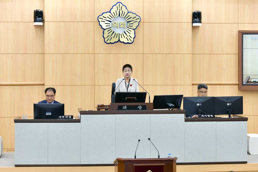 ▲ 제250회 임시회 폐회 ⓒ여수시의회