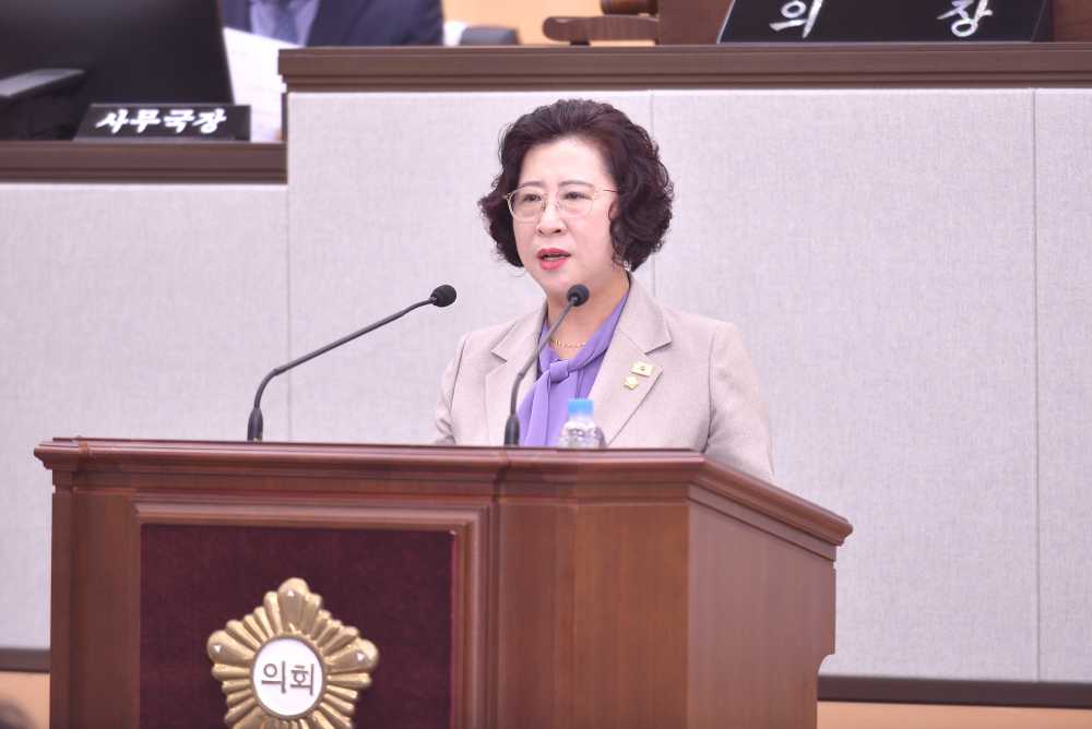 ▲ 김채경 의원 ⓒ여수시의회