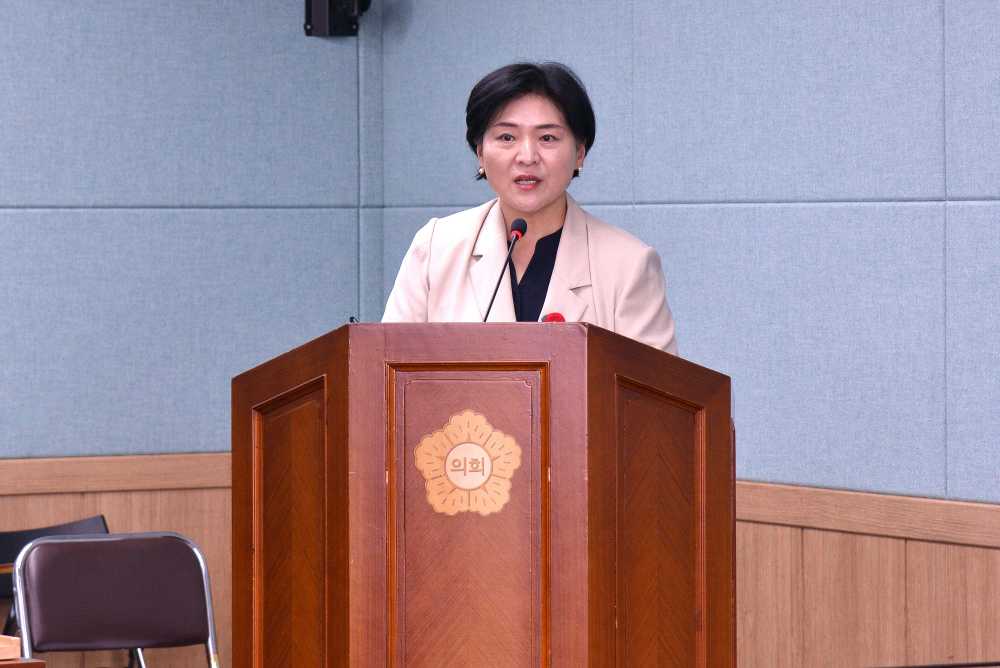 ▲박성미 의원 ⓒ 여수시의회 
