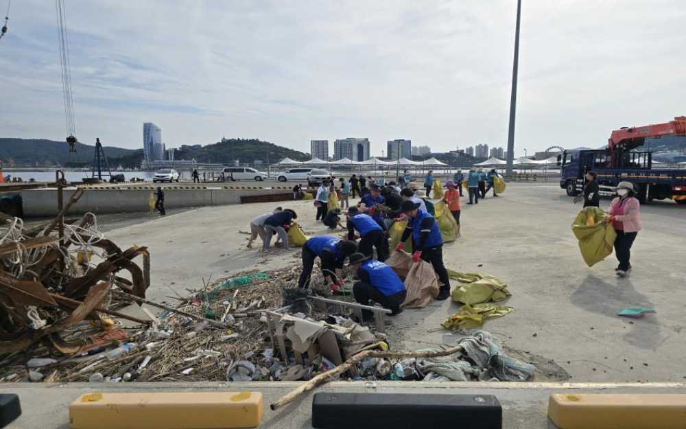 ▲여수해수청, '국제 연안정화의 날' 행사 개최 ⓒ여수지방해양수산청
