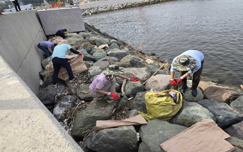 ▲여수해수청, '국제 연안정화의 날' 행사 개최 ⓒ여수지방해양수산청