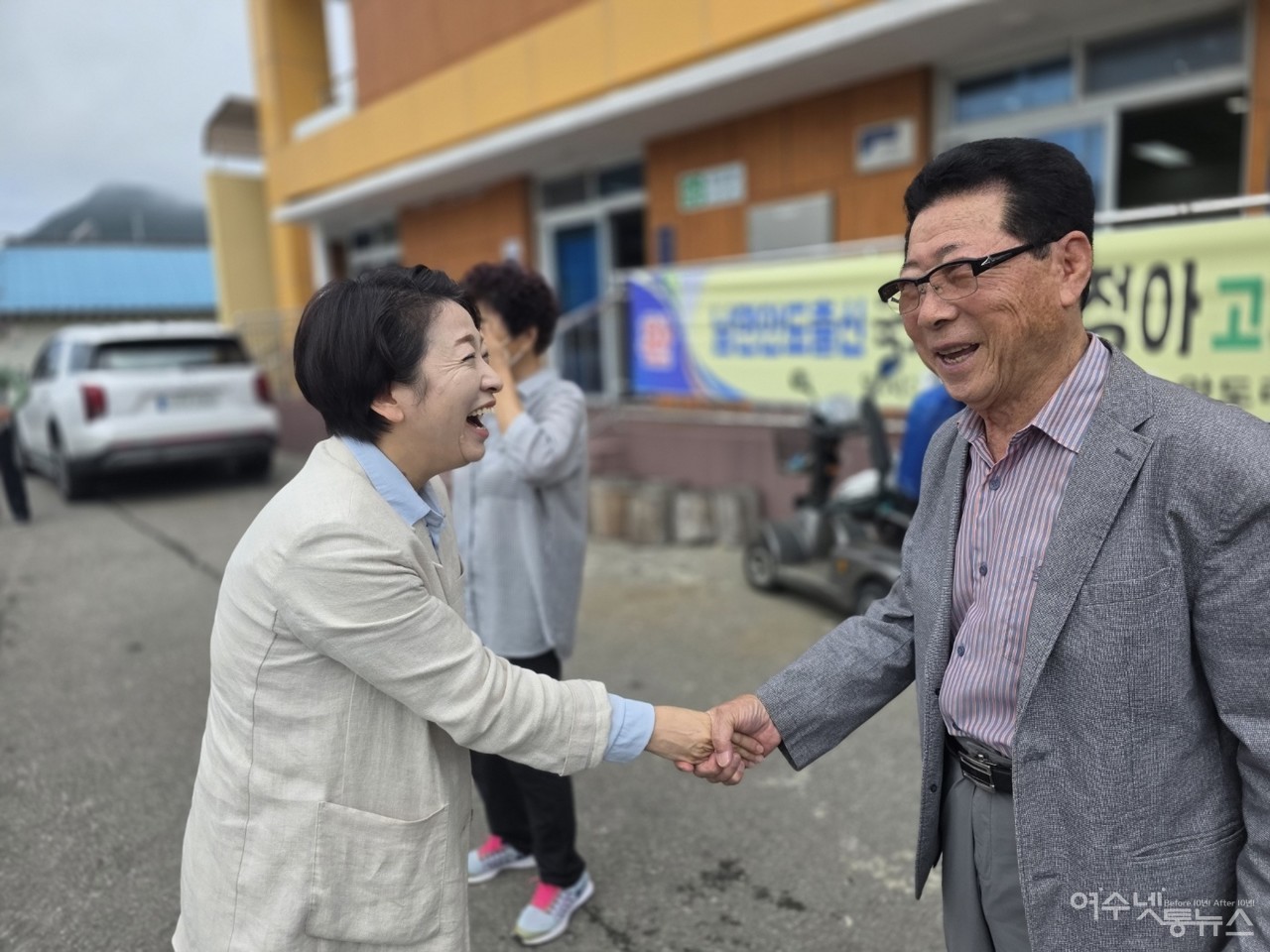 ▲ 20년만에 고향찾은 황정아 의원 ⓒ심명남