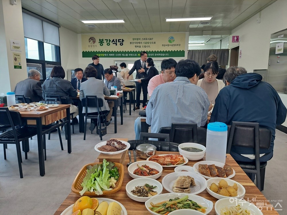 ▲ 주민이 직접 운영하는 주민참여형 식당(봉강식당)이 여수 주삼동 봉강마을에 문을 열었다.ⓒ조찬현