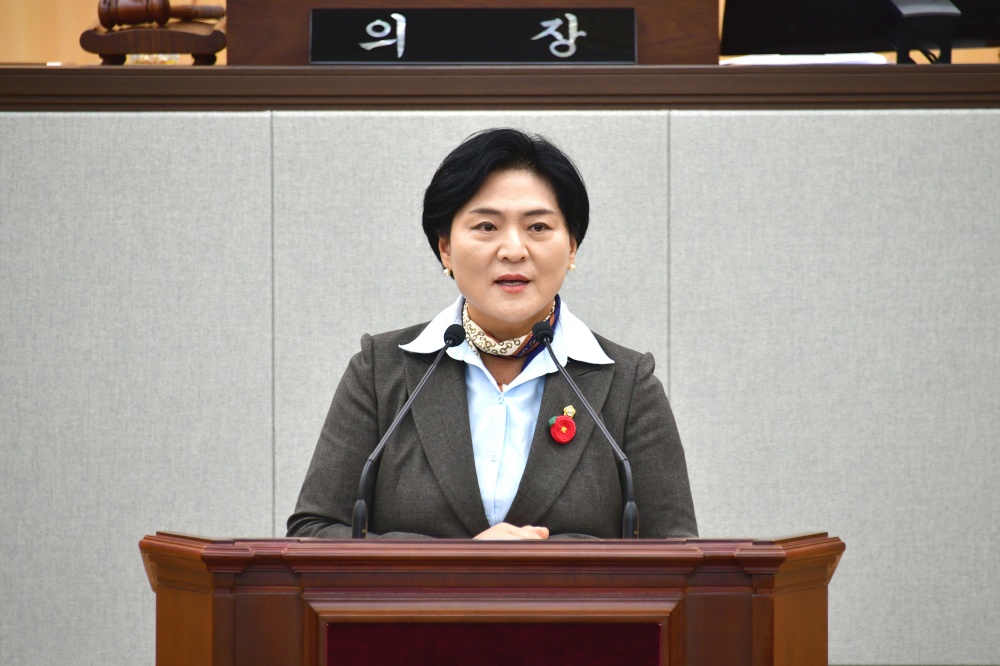 ▲ 박성미 의원 ⓒ여수시의회