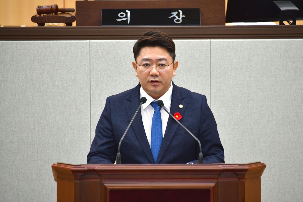 ▲최정필 의원 ⓒ여수시의회