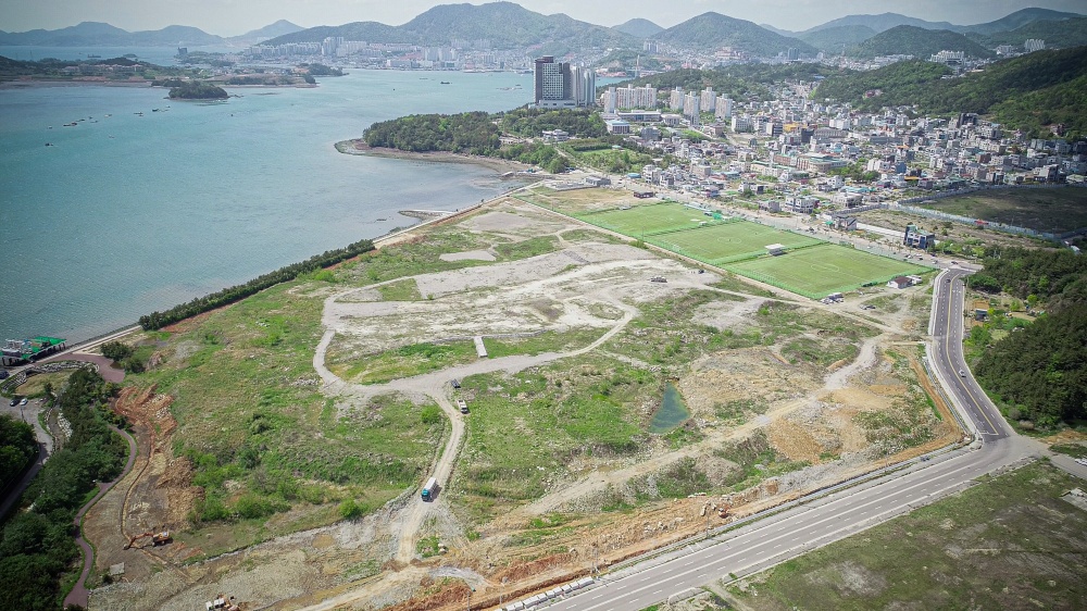 ▲ 주행사장이 될 돌산 진모지구 ⓒ재)2026여수세계섬박람회 조직위원회