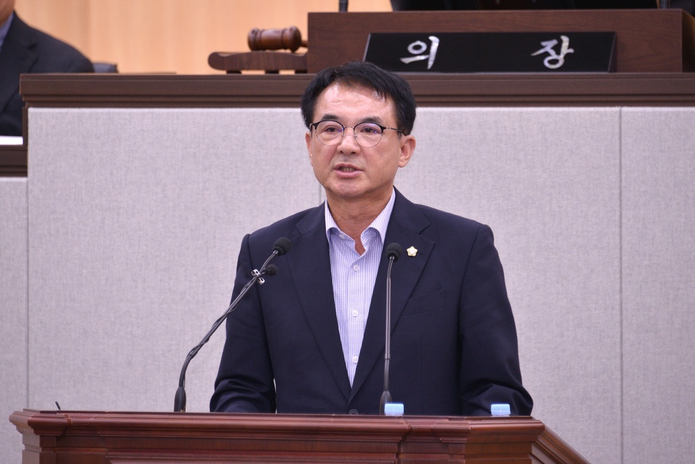 ▲ 강재헌 의원 ⓒ여수시의회