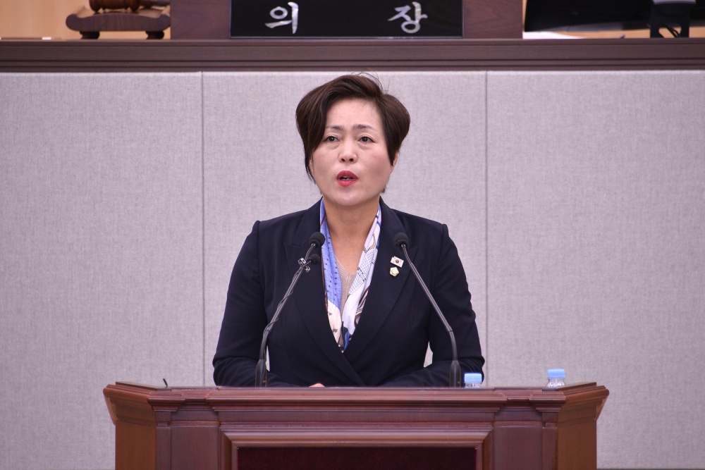 ▲ 정현주 의원 ⓒ여수시의회