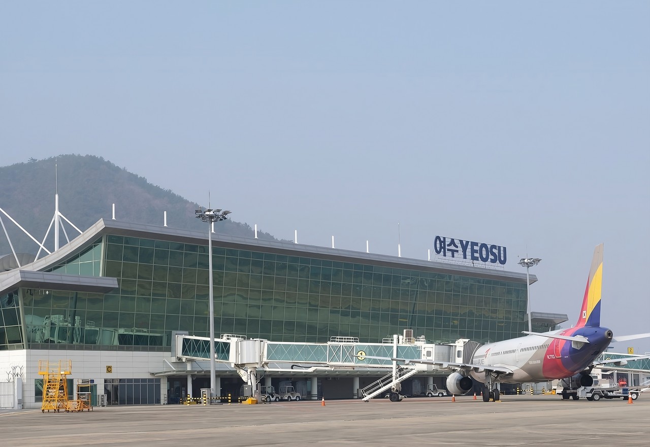 ▲ 여수공항 전경 ⓒ전라남도