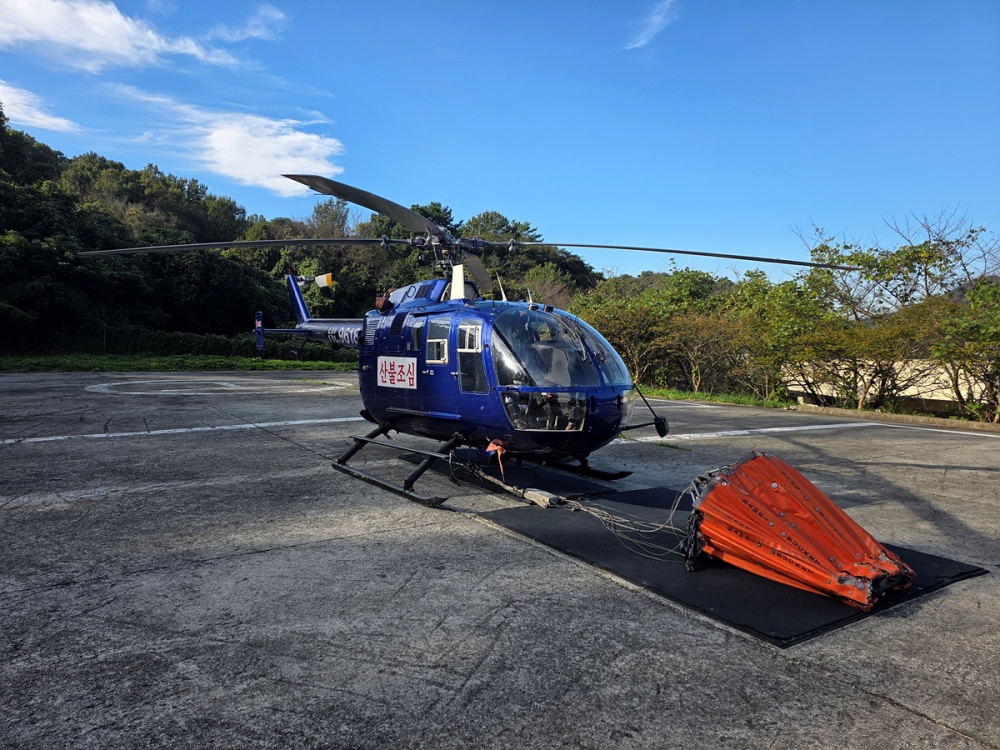 ▲ 산불 임차헬기 ⓒ여수시