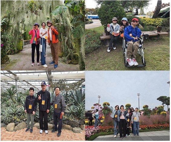 ▲ 축제장소 곳곳에서 멋진 포즈를 취하고 있다.