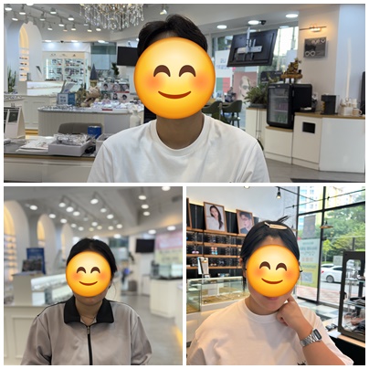 ▲ 안경교환권으로 연계된 안경원에서 맞춤형 안경 구입하여 인증샷ⓒ쌍봉종합사회복지관