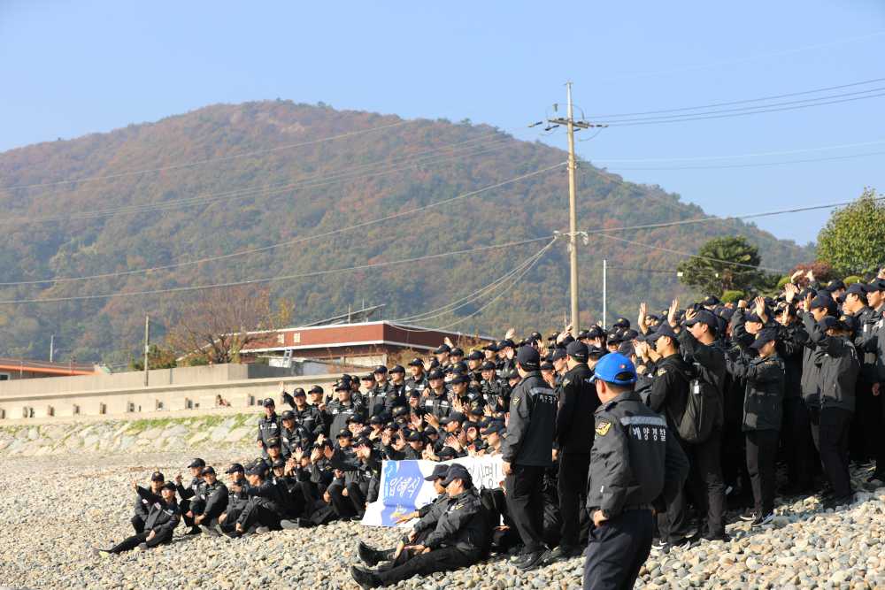 ▲입해식 단체모습 ⓒ해양경찰교육원