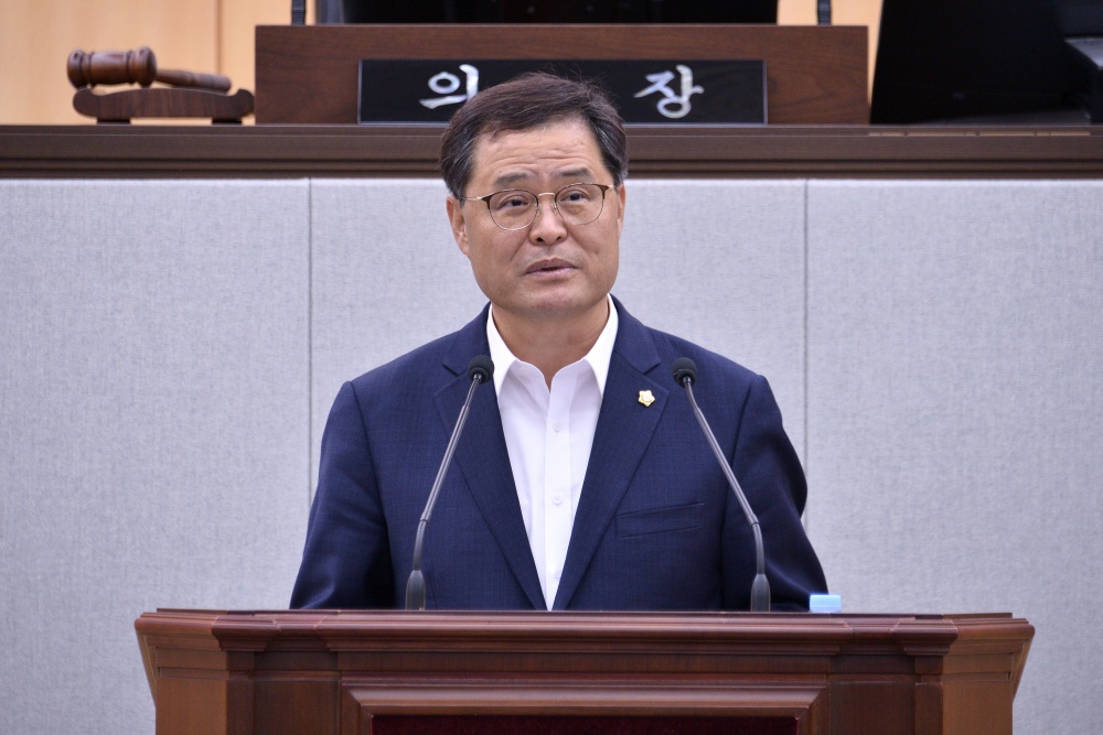 ▲김종길 의원 ⓒ여수시의회