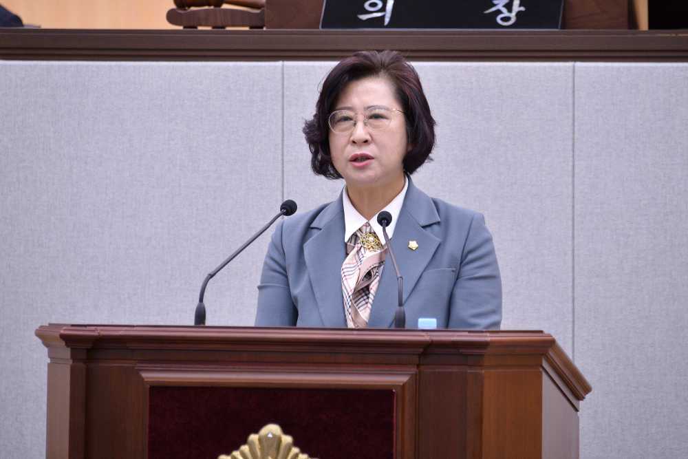 ▲김채경 의원 ⓒ여수시의회 