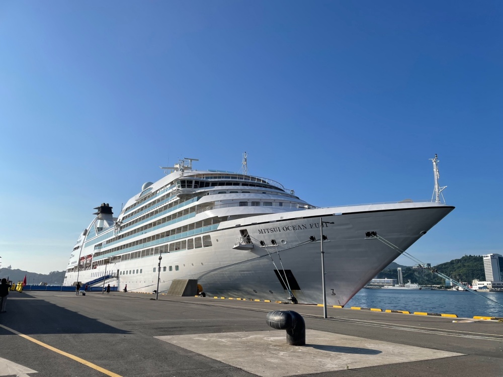 ▲ 지난 8월 입항한 ‘미츠이 오션후지호’ ⓒ여수시