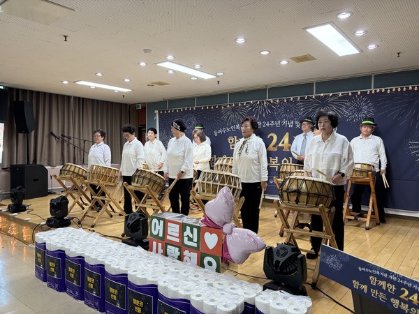 ▲ 난타 프로그램 공연