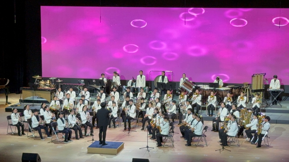 ▲지난 19일 경희대학교 평화의전당에서 열린 ‘2025년 전국 학교예술교육 축제’에서 초등 관악 부문 교육부장관상(대상)을 수상했다. ⓒ여수시
