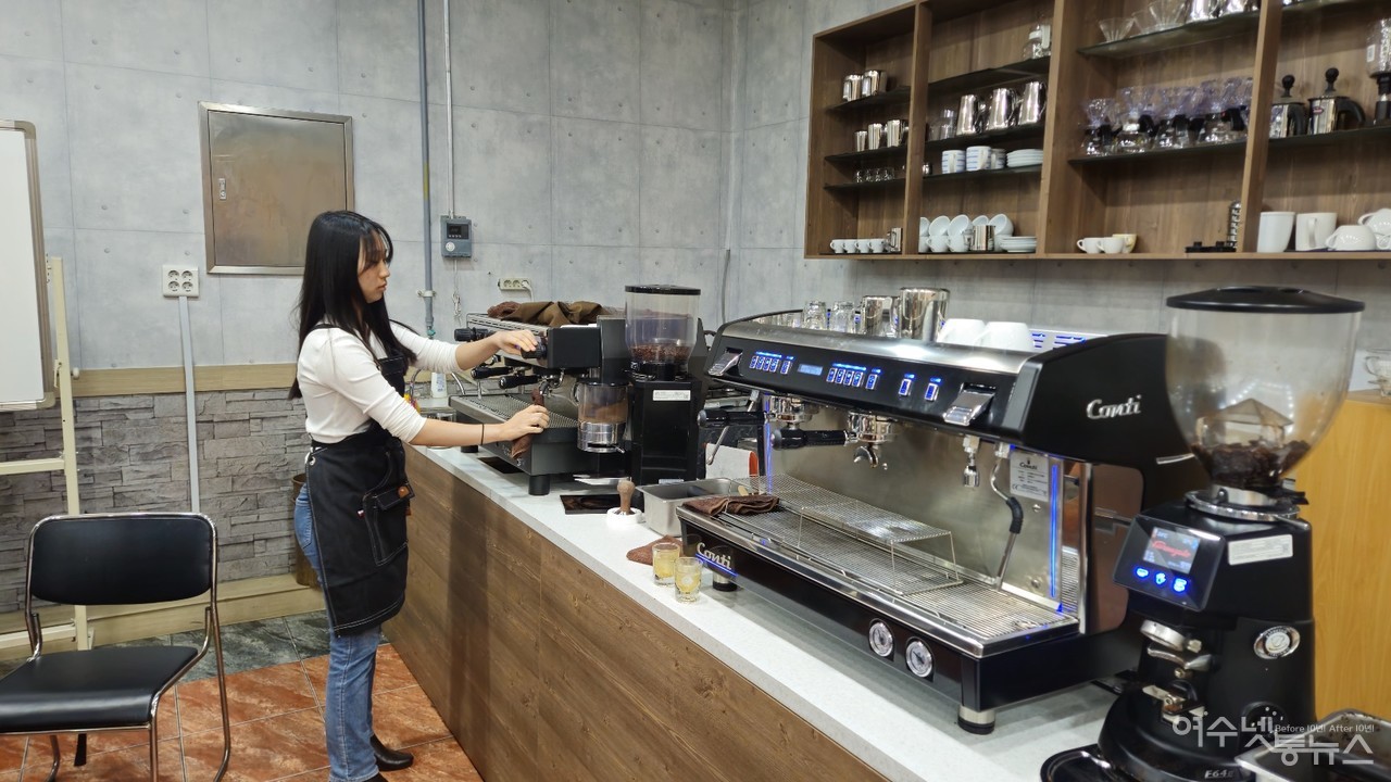 ▲ 바리스타 온기나눔 ⓒ최은서