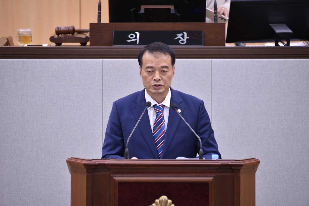 ▲ 송하진 의원 ⓒ여수시의회