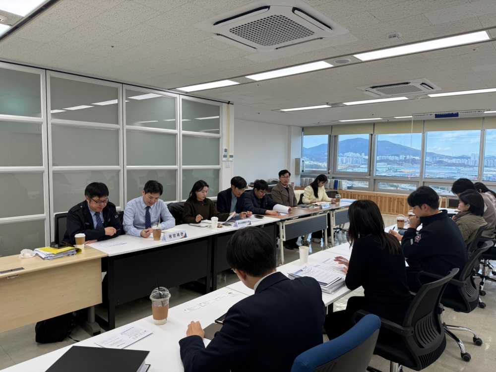 ▲‘광양항 항만배후단지 유관기관 실무협의체’회의 모습 ⓒ여수광양항만공사