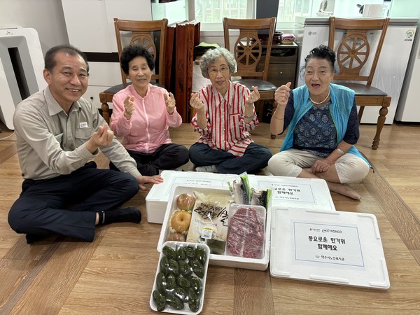 ▲한가위 물품 나눔  ⓒ여수시노인복지관