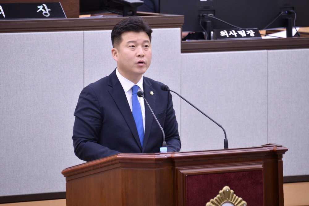 ▲ 고용진 의원 ⓒ여수시의회