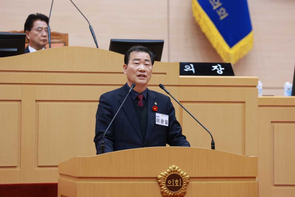 ▲ 이광일 의원 ⓒ전라남도의회