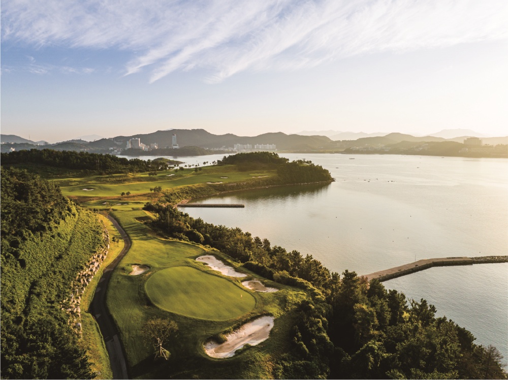 ▲ 세이지우드 여수경도 금오도 3번홀  ⓒ세이지우드