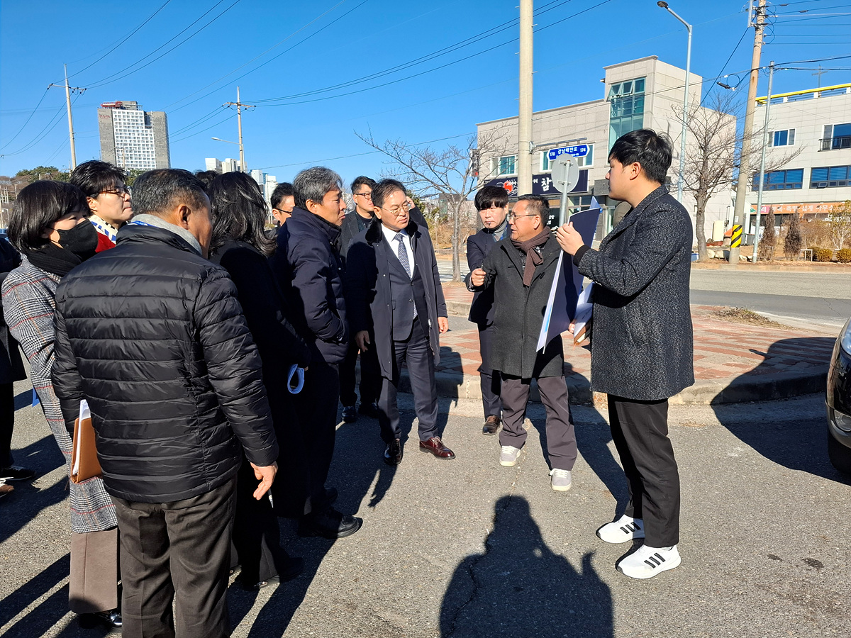 ▲ 여수시는 지난 22일, 2026여수세계섬박람회 주요 진입로와 주행사장 인근 구간에 대한 전반적인 현장점검을 실시했다. ⓒ여수시