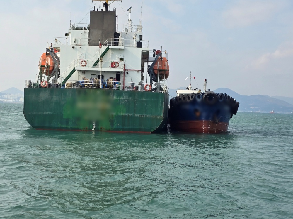 ▲여수해경이 현장에서 촬영한 모습 ⓒ여수해양경찰서