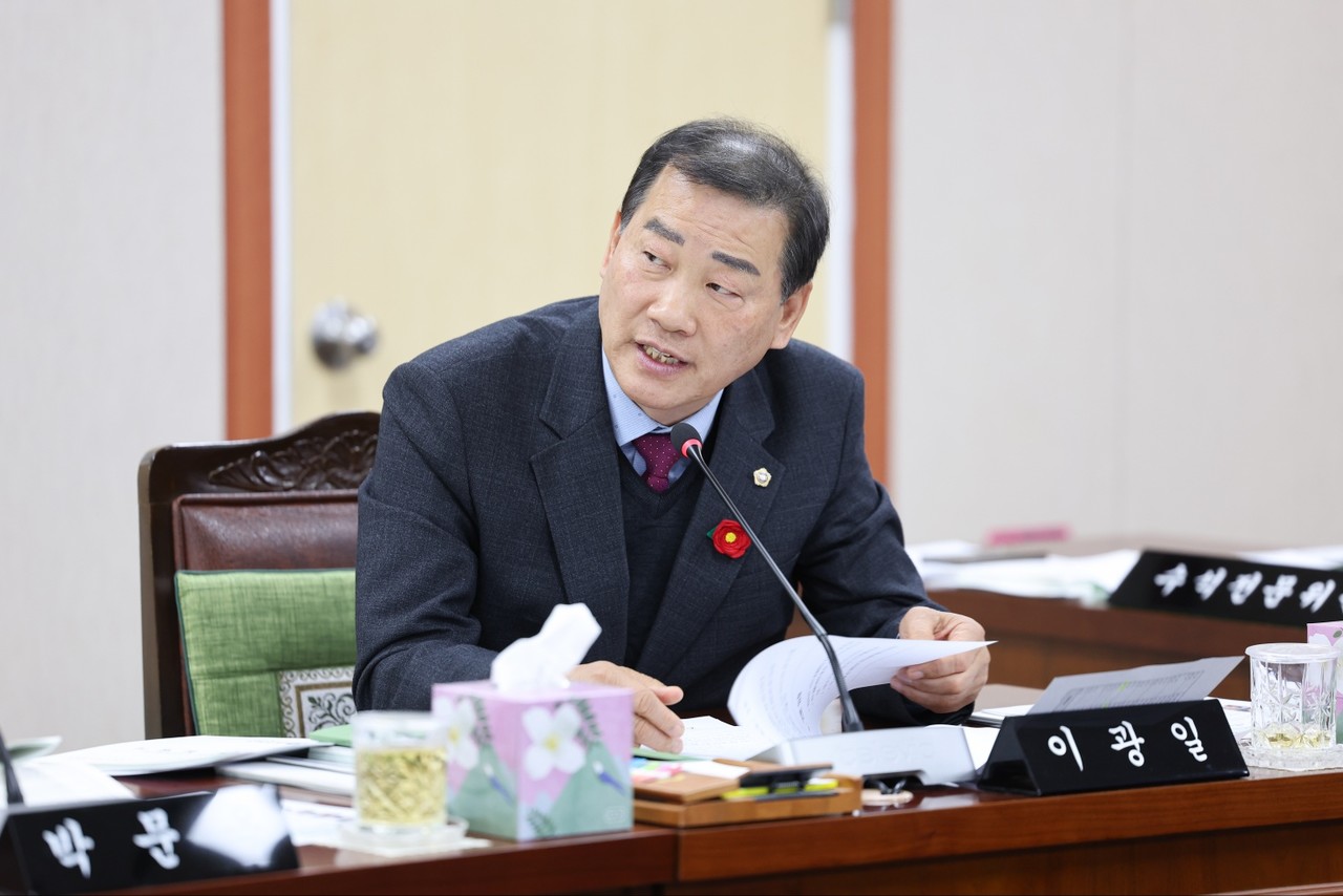 ▲ 전라남도의회 부의장 이광일 ⓒ이광일 도의원