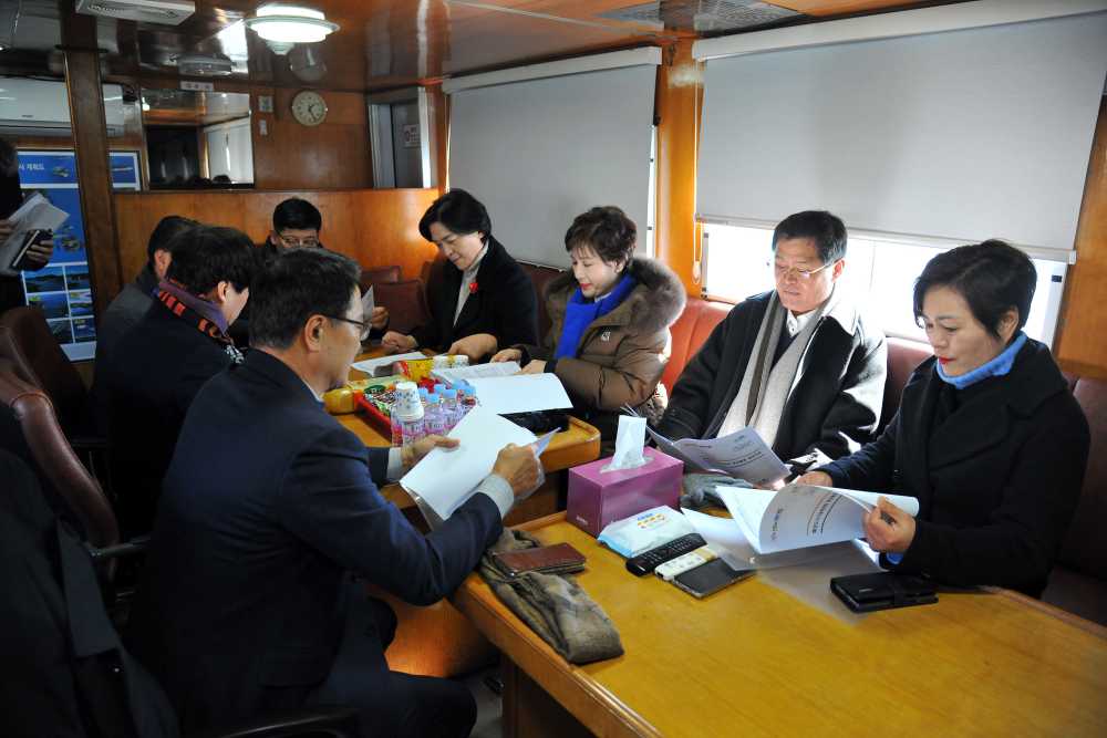 ▲ 섬박람회장 조성공사 현장 점검 ⓒ여수시의회