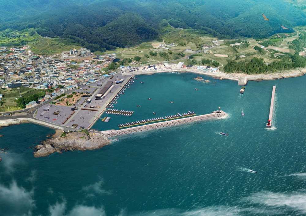 ▲ 오천항 조감도  ⓒ여수지방해양수산청