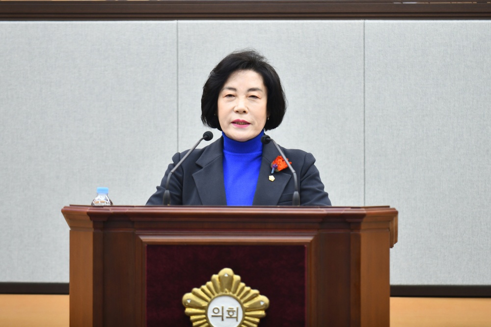 ▲진명숙 의원 ⓒ여수시의회 